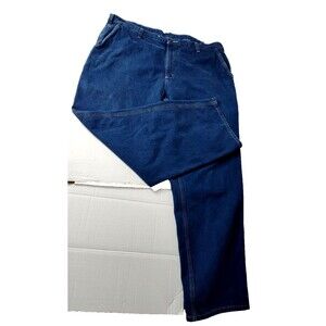 Carhartt Dungaree Fit Mens Jeans 42x30 Blue Jean Denim Work Pants Carpenter